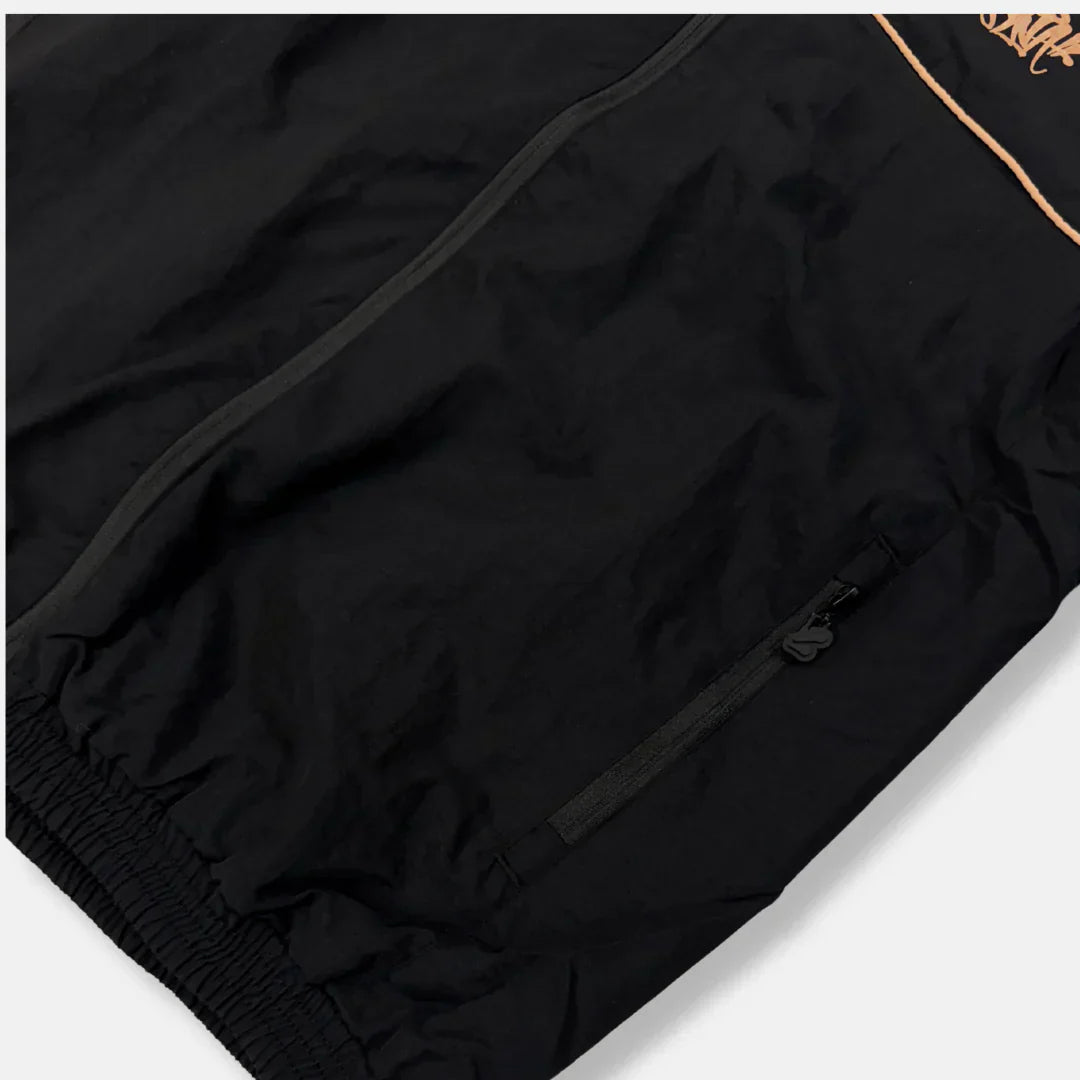 World Logo Shell Tracksuit - Black / Rose Gold