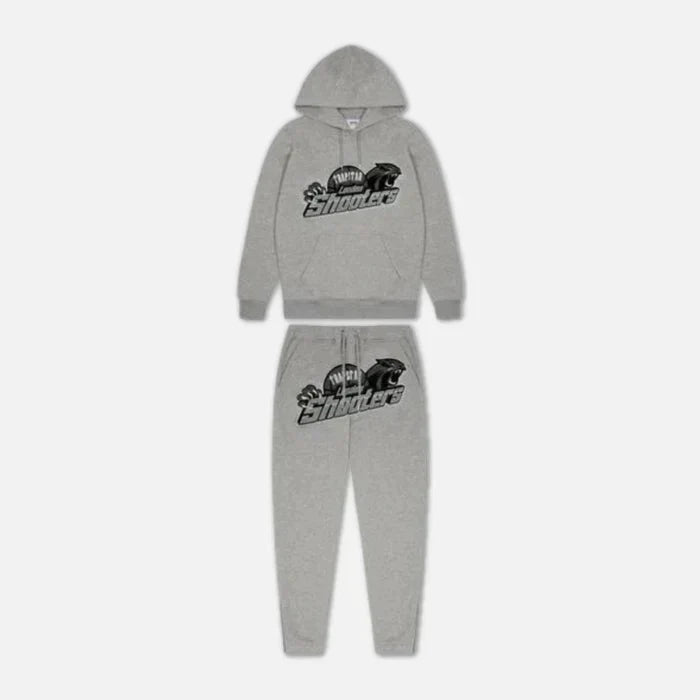 Shooters Tracksuit - Grey Monochrome
