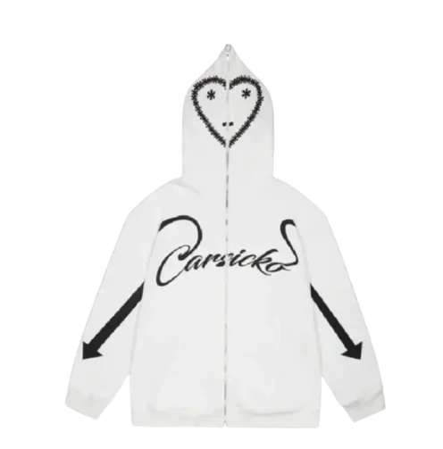 Love Spread Zip Up Hoodie - University White