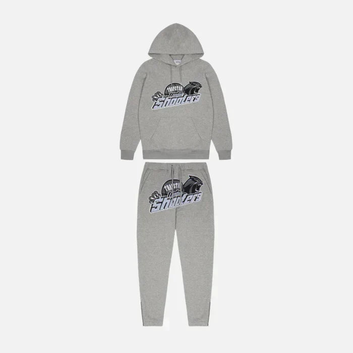 Shooters Tracksuit - Grey/Sky Blue