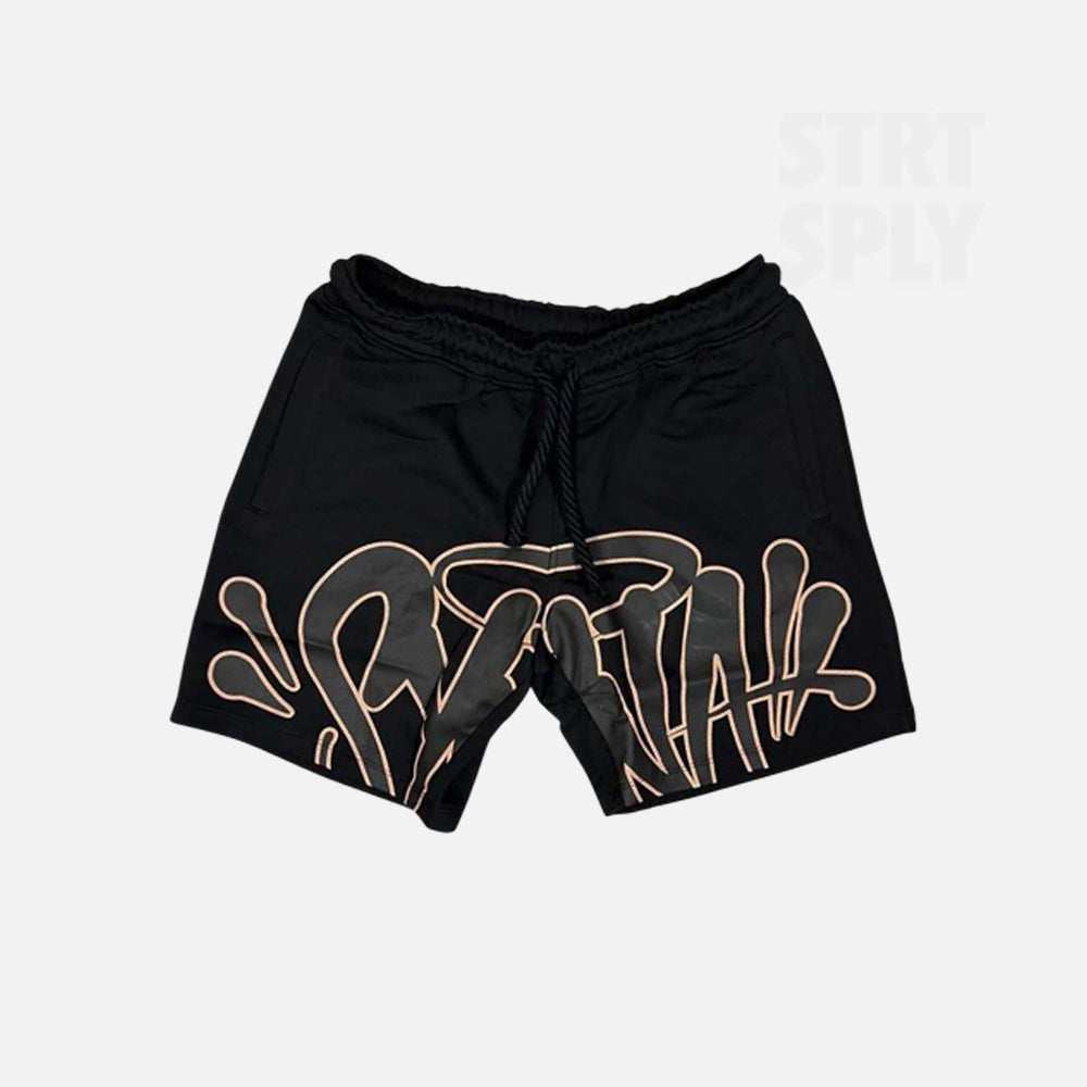 T-Shirt & Shorts Logo Set - Black / Rose Gold