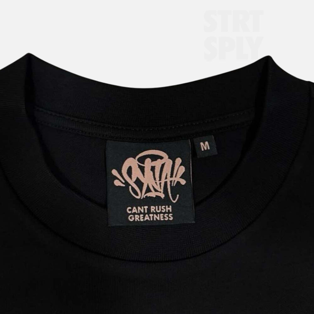 T-Shirt & Shorts Logo Set - Black / Rose Gold