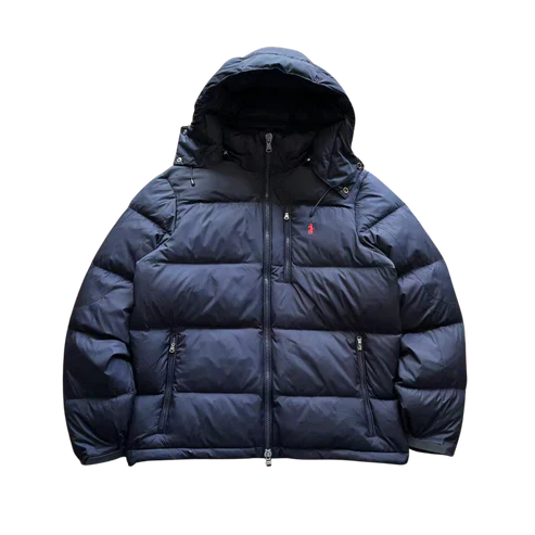 Navy Puffer Jacket