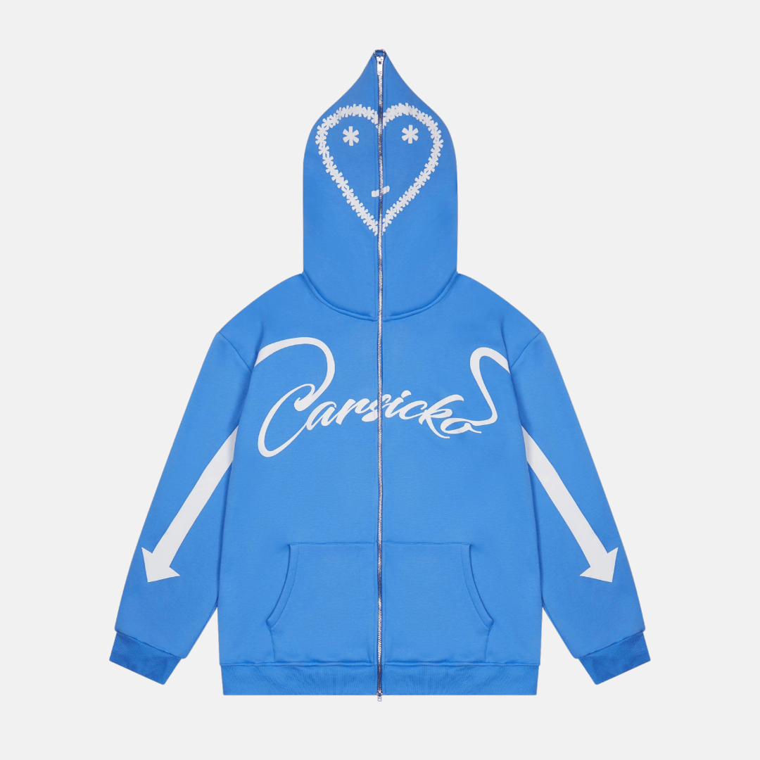 Love Spread Zip Up Hoodie - University Blue