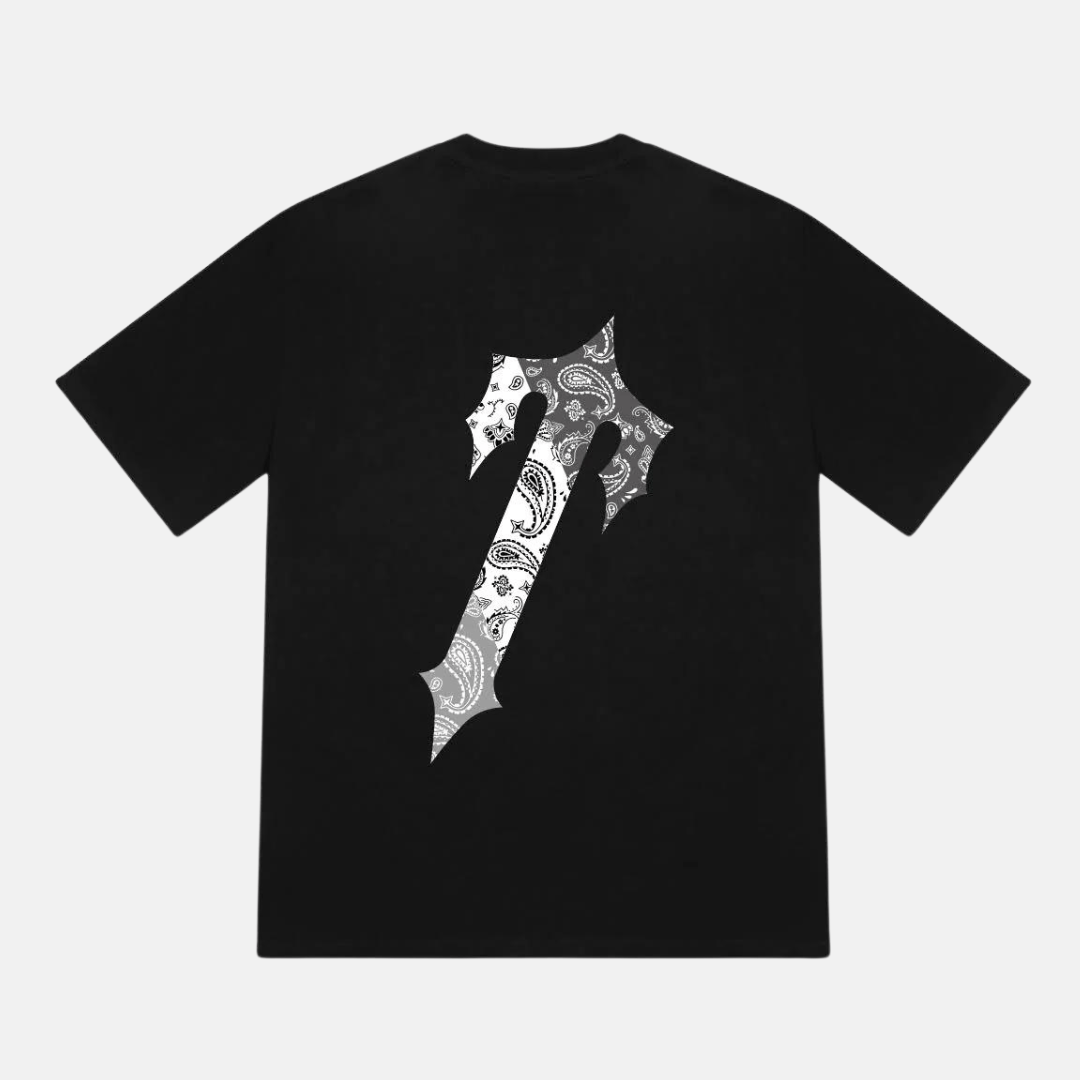 Decoded Paisley Monochrome Edition T-Shirt - Black