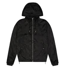 Jacquard Windbreaker - Black