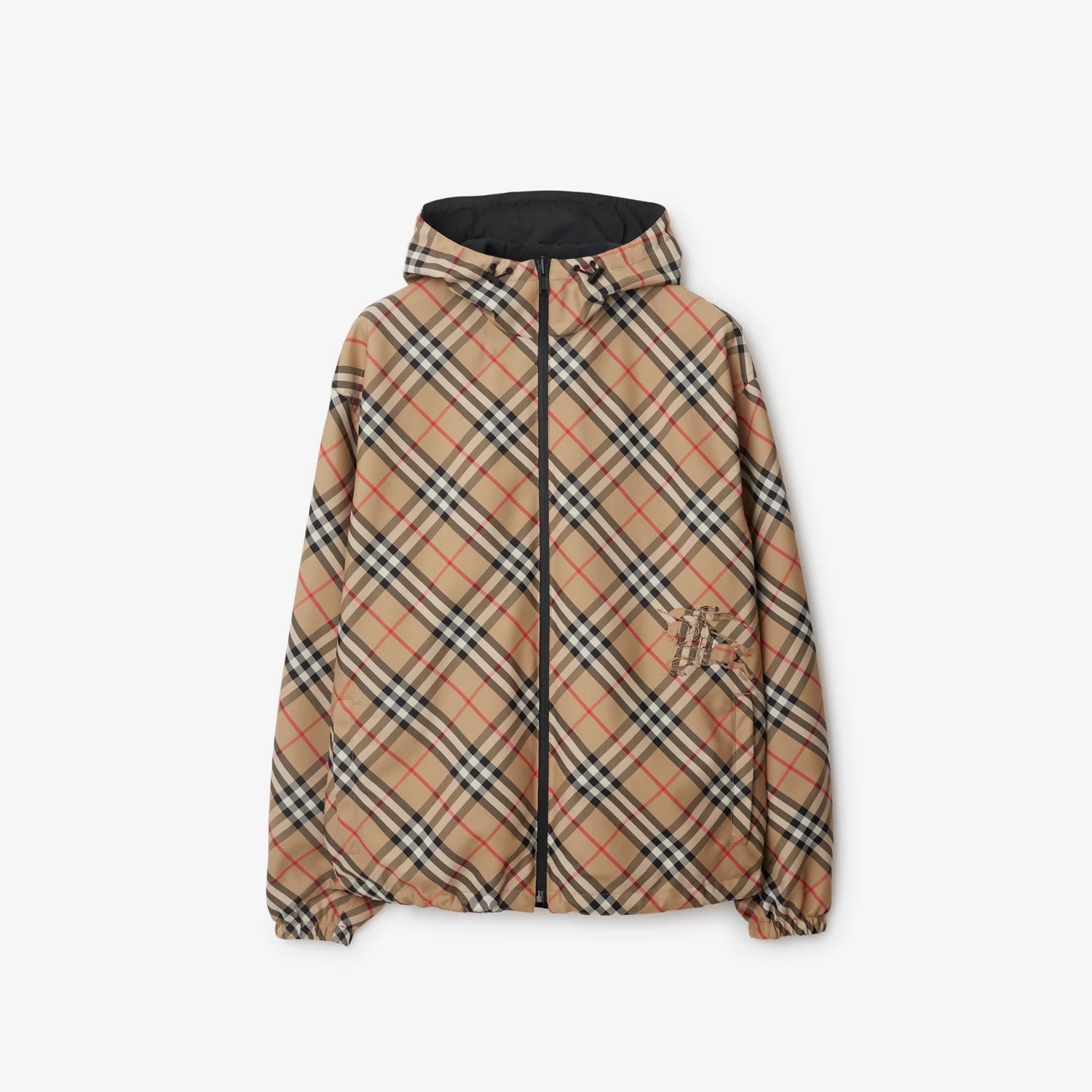 Beige Reversable Windbreaker