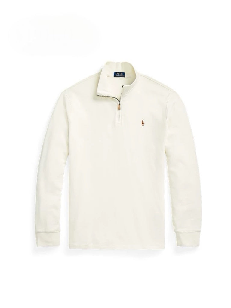 Beige Quarter Zip