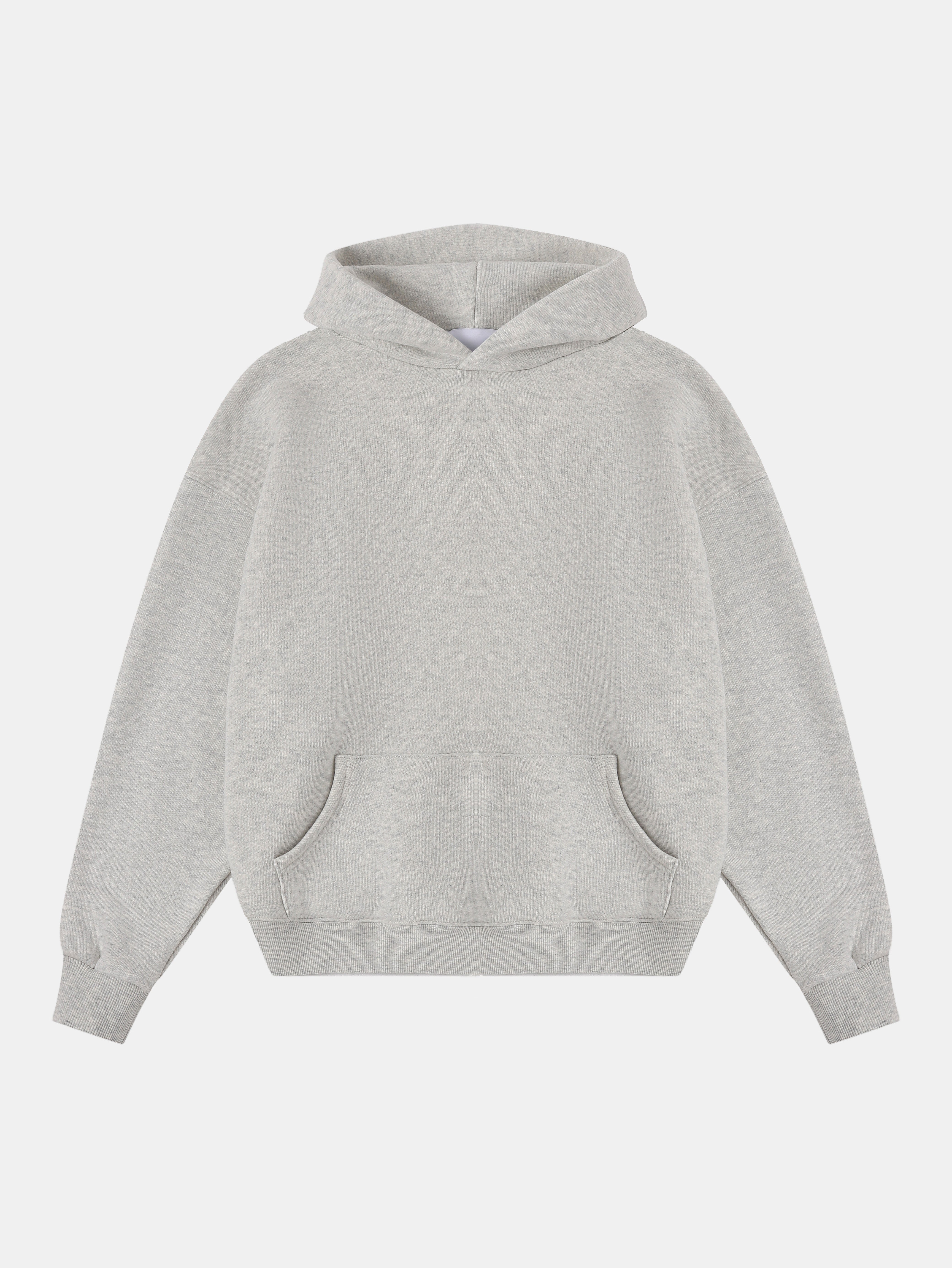 BLANCKS PULLOVER HOODIE W/ POCKETS - LIGHT GREY