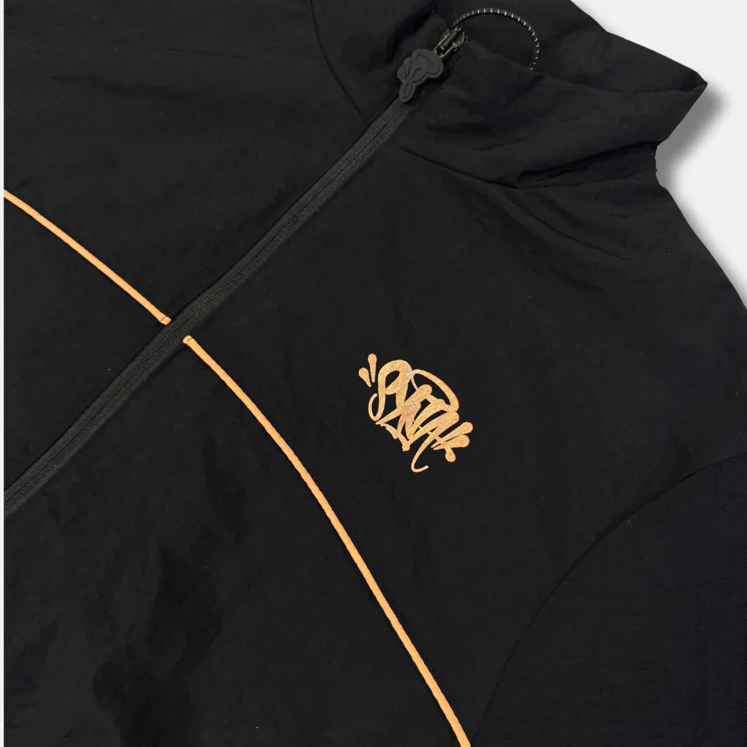 World Logo Shell Tracksuit - Black / Rose Gold