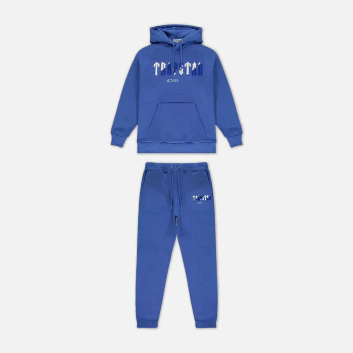 Chenille Decoded Hooded Tracksuit - Dazzling Blue