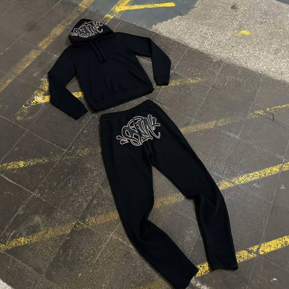 World Logo Tracksuit - Black / Rose Gold