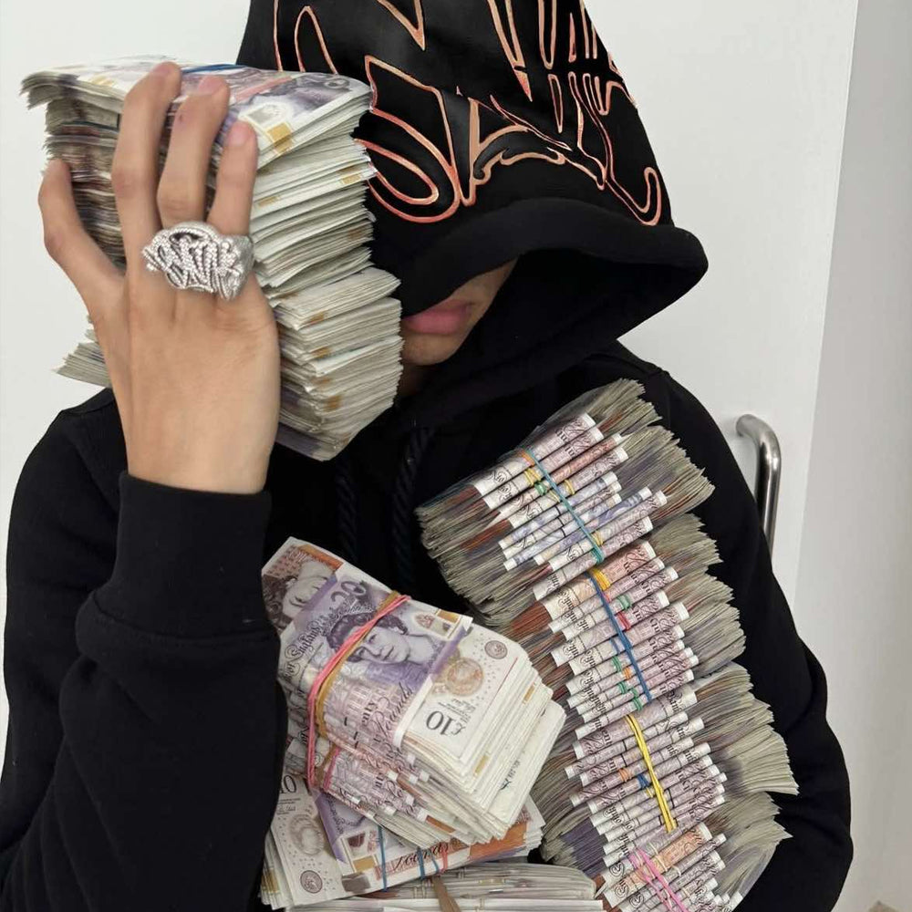 World Logo Tracksuit - Black / Rose Gold