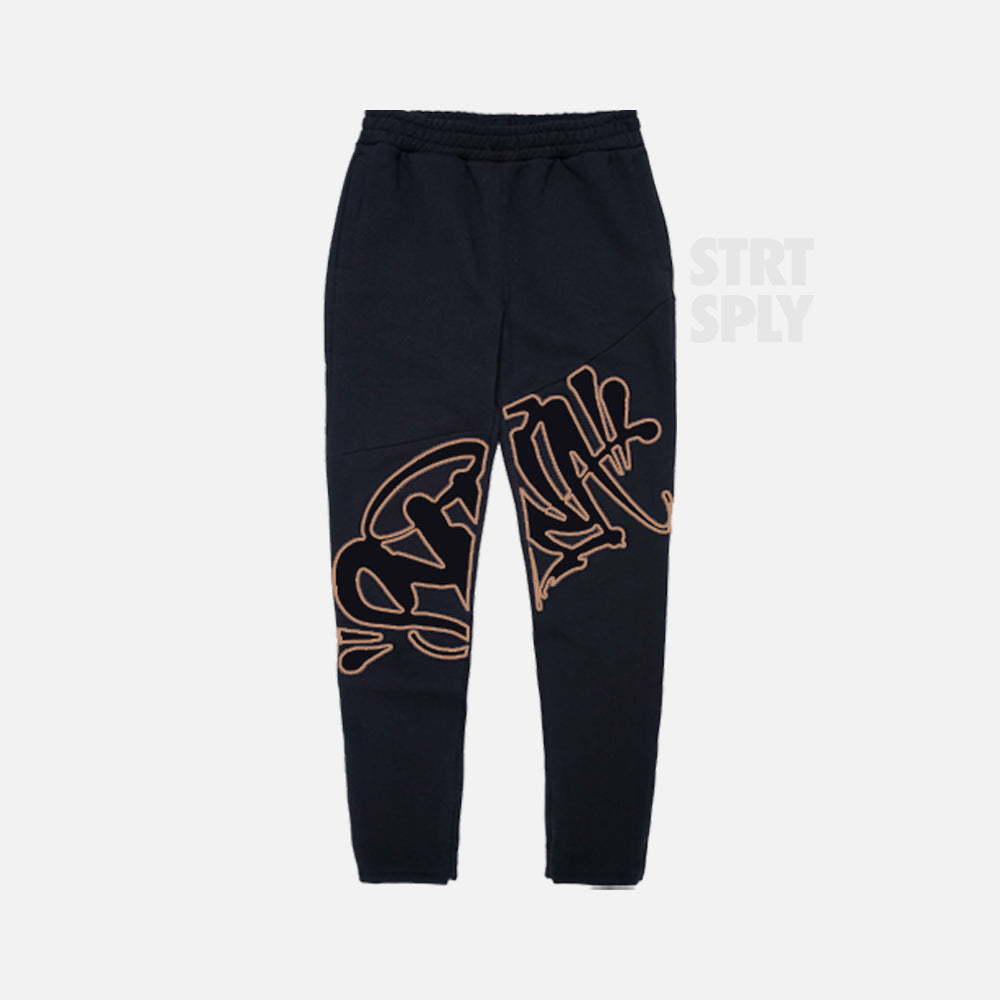 World Logo Slice Tracksuit - Black / Rose Gold