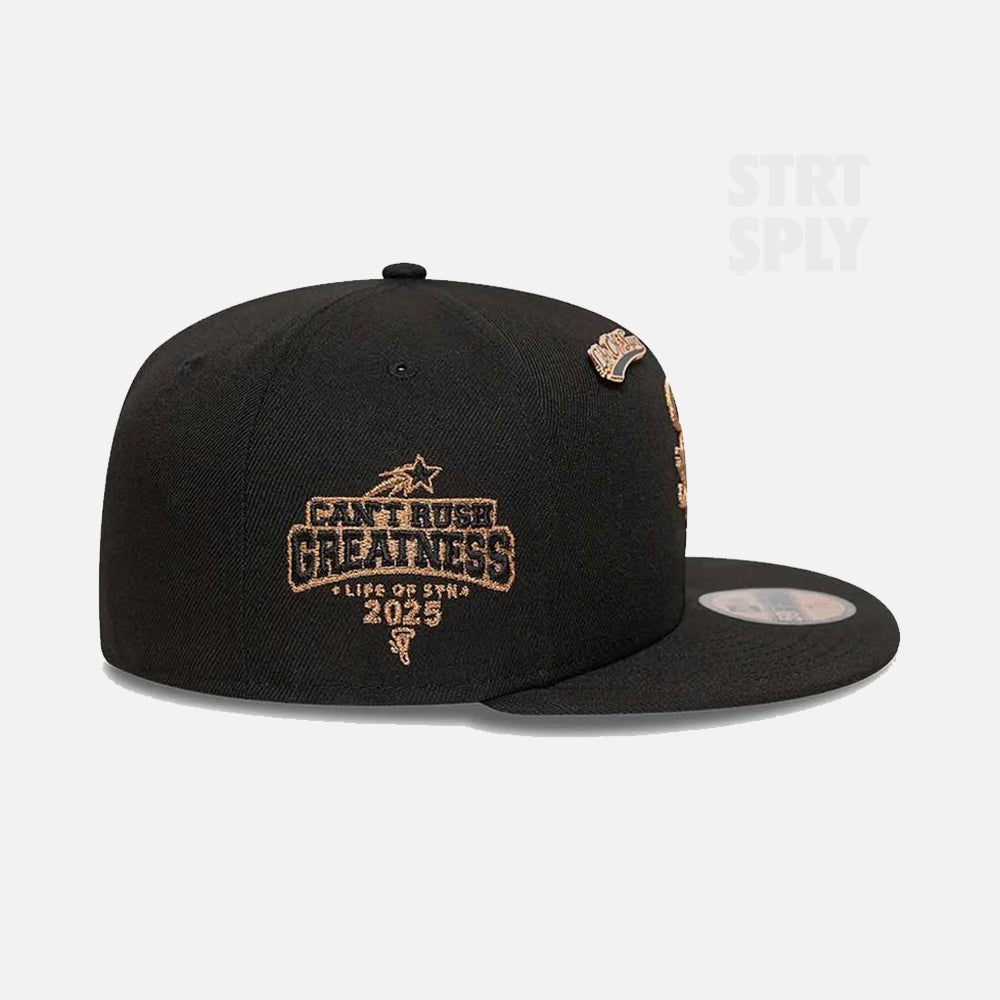 Snapback Cap - Black / Rose Gold