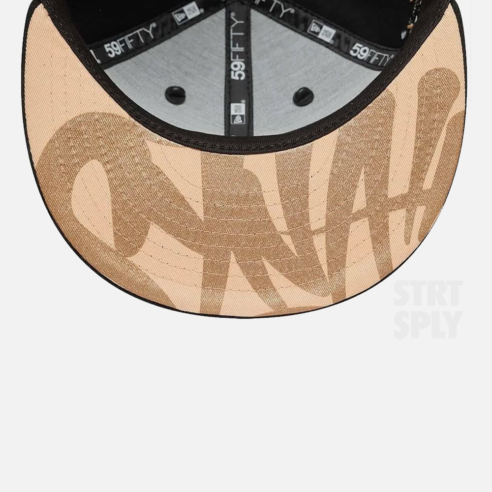 Snapback Cap - Black / Rose Gold