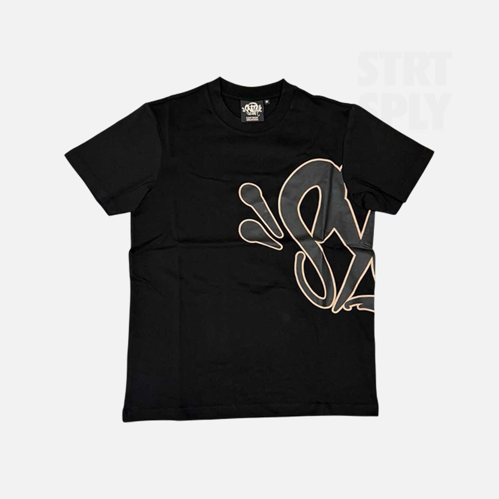 T-Shirt & Shorts Logo Set - Black / Rose Gold