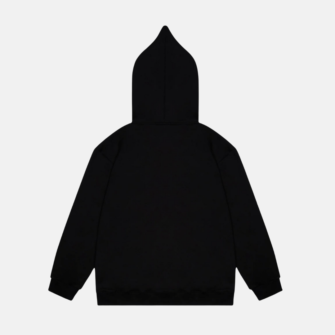 Love Spread Zip Up Hoodie - Black