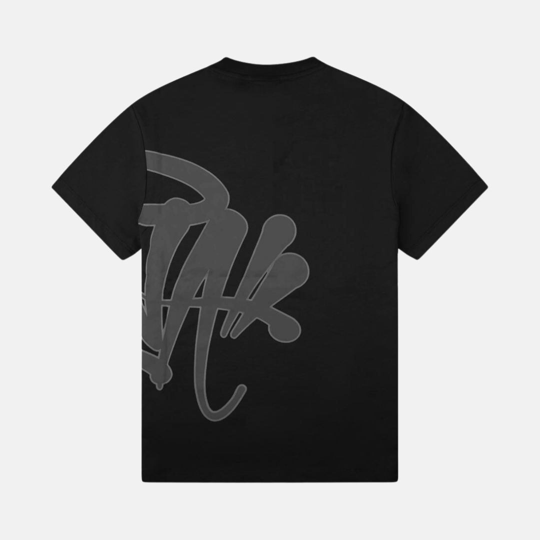 T-shirt & Shorts Logo Set - Black/Grey